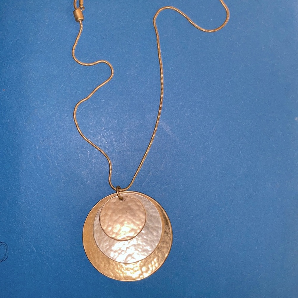 Tri metal Necklace